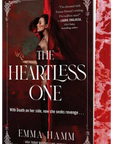Book cover of 'The Heartless One' by Emma Hamm with a dark and dramatic design on embervale.ca